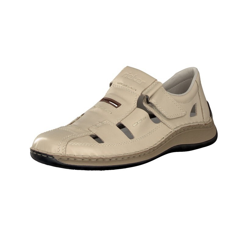 Panske Tenisky Na Suchy Zips Rieker 05284-60, Béžové